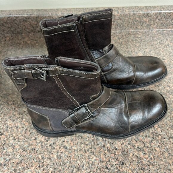 Men's Brown Dress Boots - Picture 10 of 11